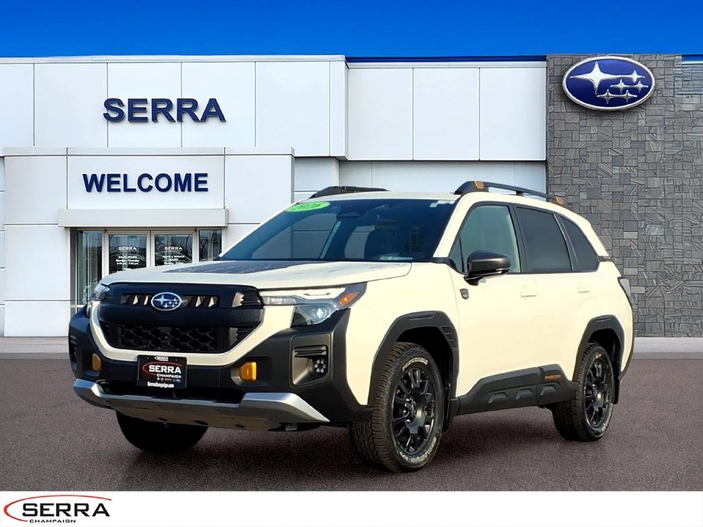 Used 2026 Crystal White Pearl Subaru Wilderness image 1