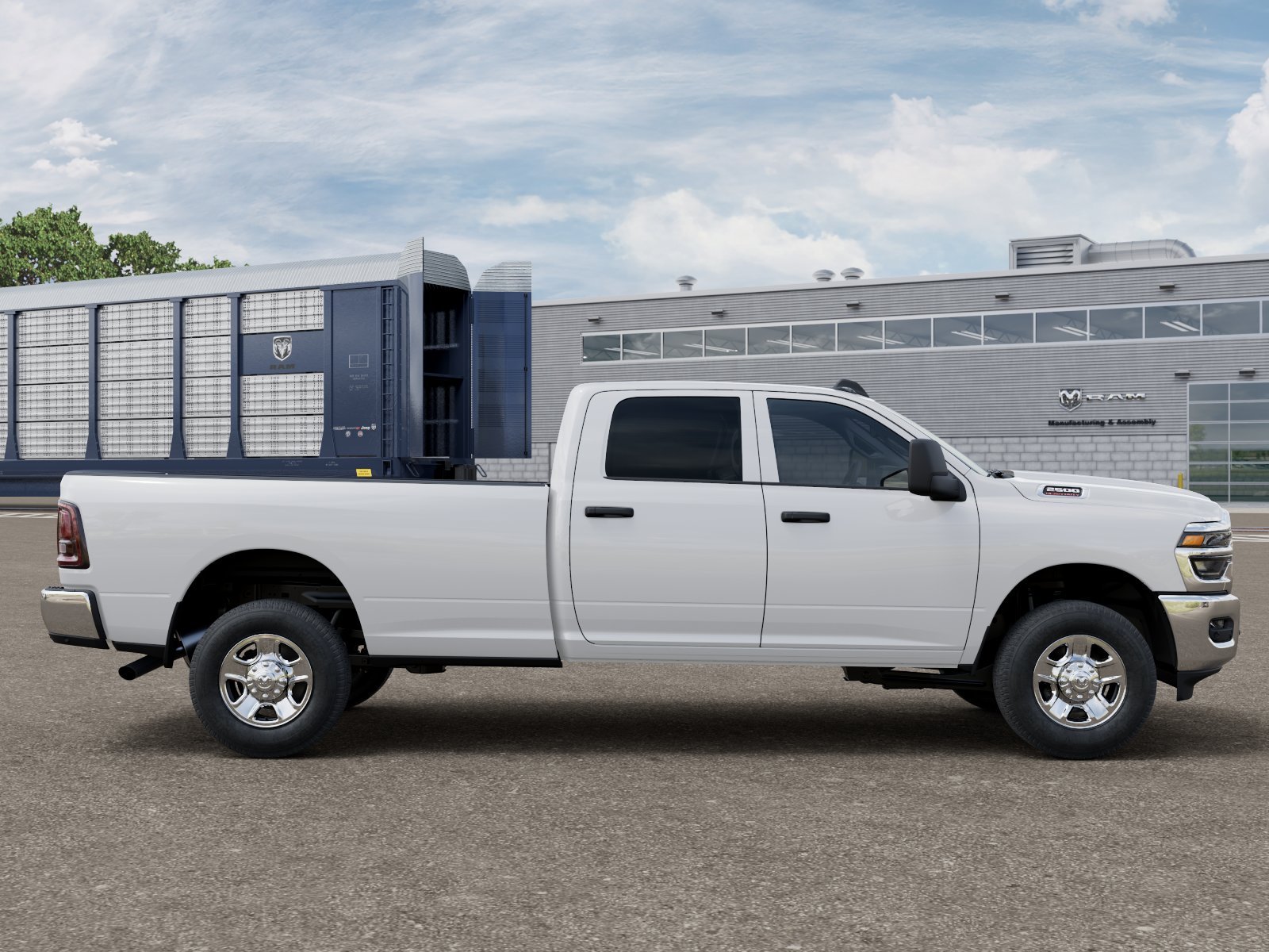 New 2026 Bright White Clear-Coat Exterior Paint RAM TRADESMAN image 12