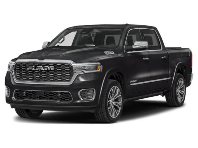 New 2026 Diamond Black Crystal Pearl-Coat Exterior Paint RAM Tungsten image 1