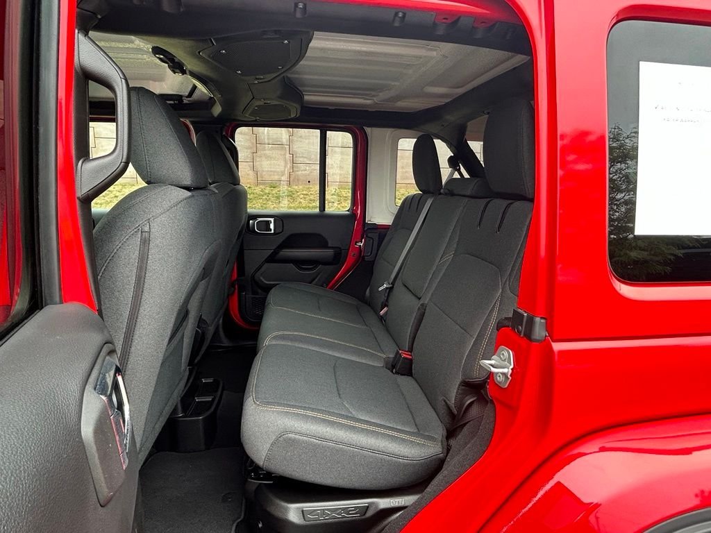 Used 2025 Firecracker Red Clearcoat Jeep Sahara 4xe image 29