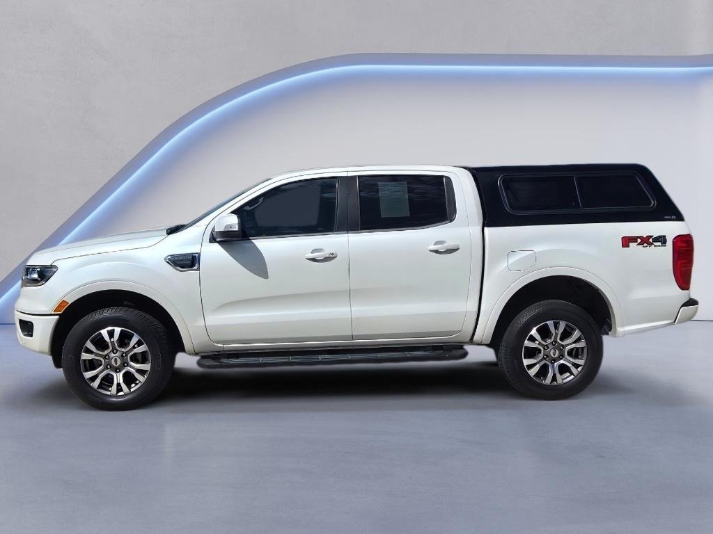 Used 2019 White Platinum Tri-Coat Ford LARIAT image 2