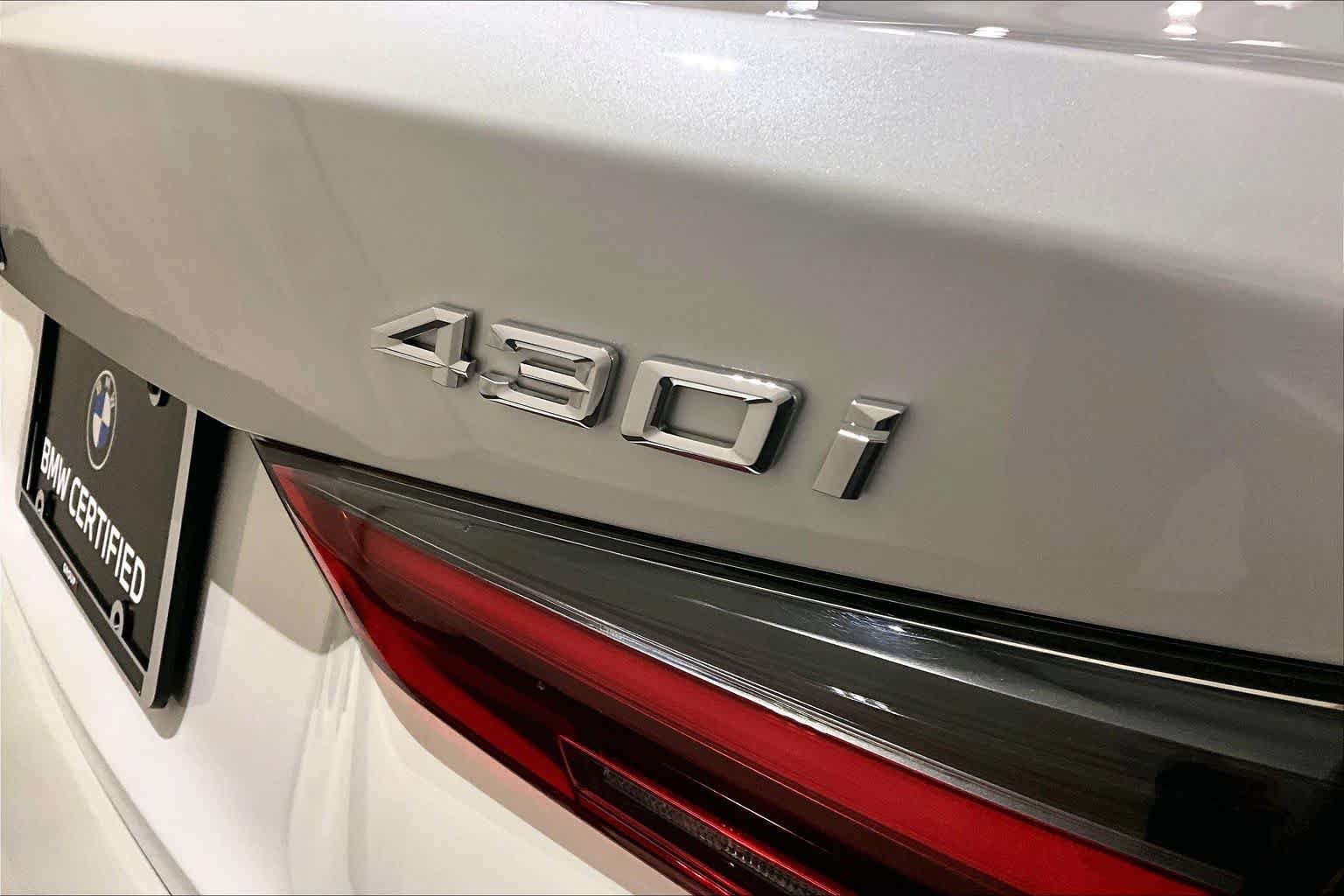 Certified Used 2025 Mineral White Metallic BMW 430i image 9