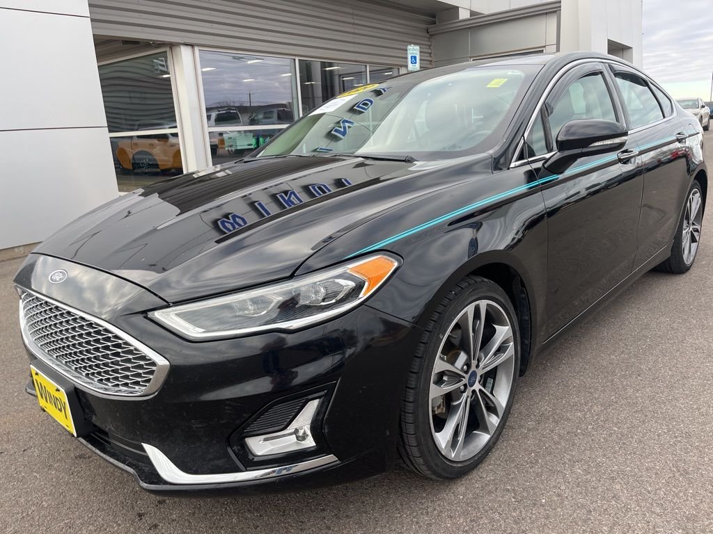 Used 2020 Ford Fusion Titanium with VIN 3FA6P0D98LR152830 for sale in Alva, OK