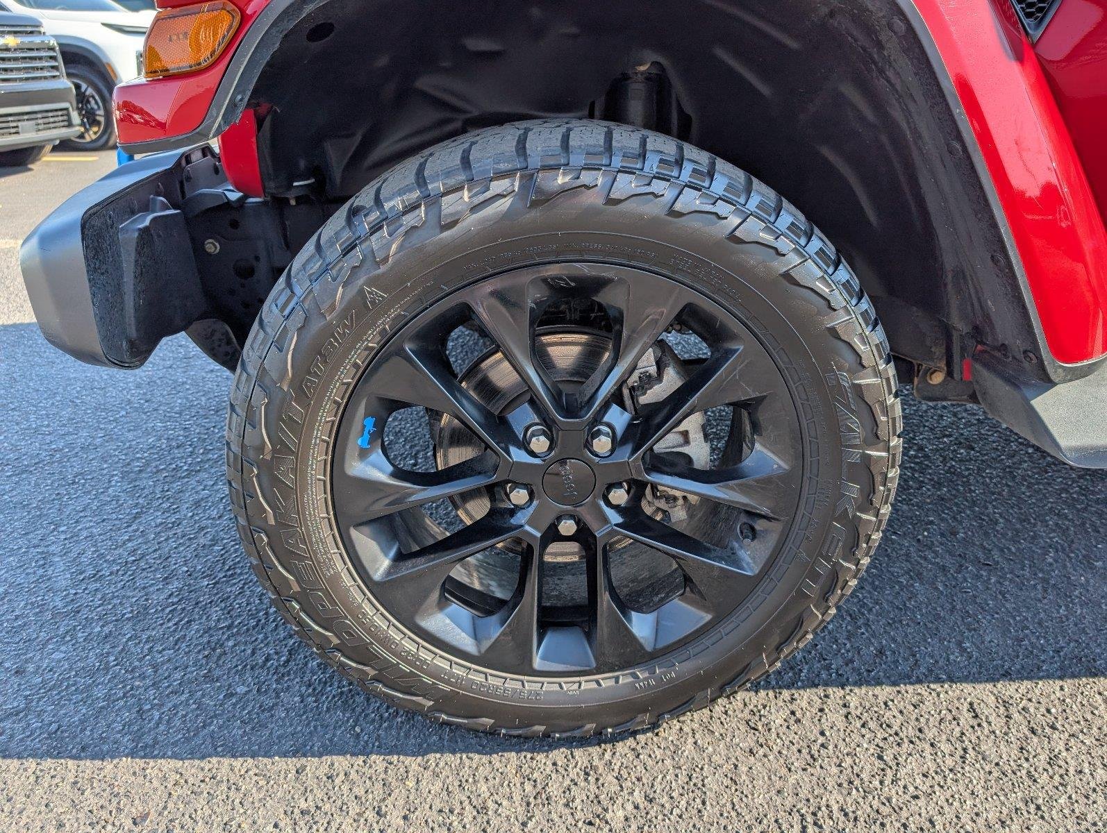 Used 2022 Firecracker Red Clearcoat Jeep Unlimited Sahara image 11