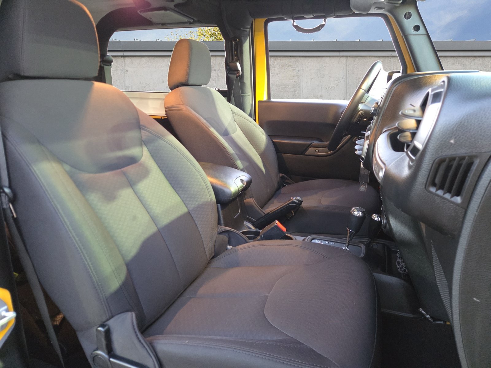 Used 2015 Baja Yellow Clearcoat Jeep Sport image 15