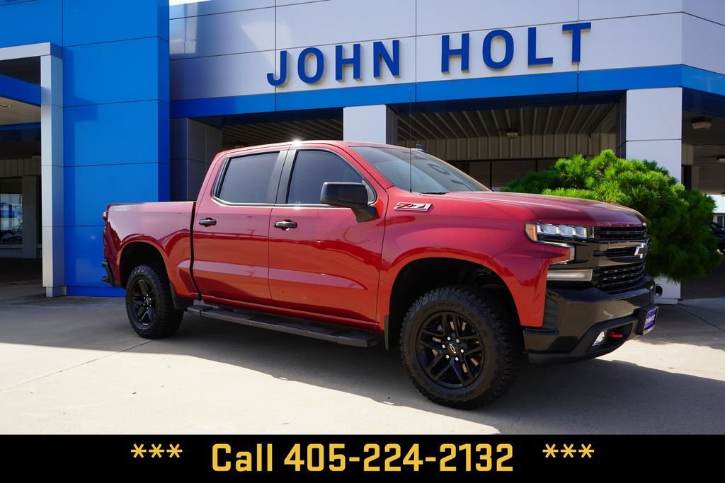Used 2021 CHERRY RED TINTCOAT Chevrolet LT Trail Boss image 2