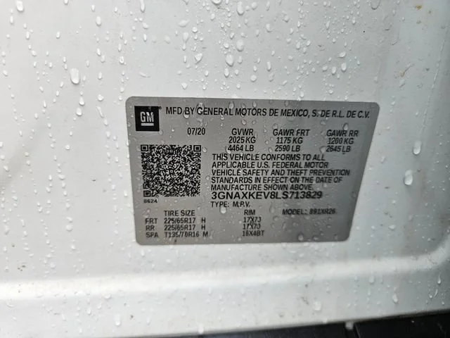 Used 2020 SUMMIT WHITE Chevrolet LT image 30