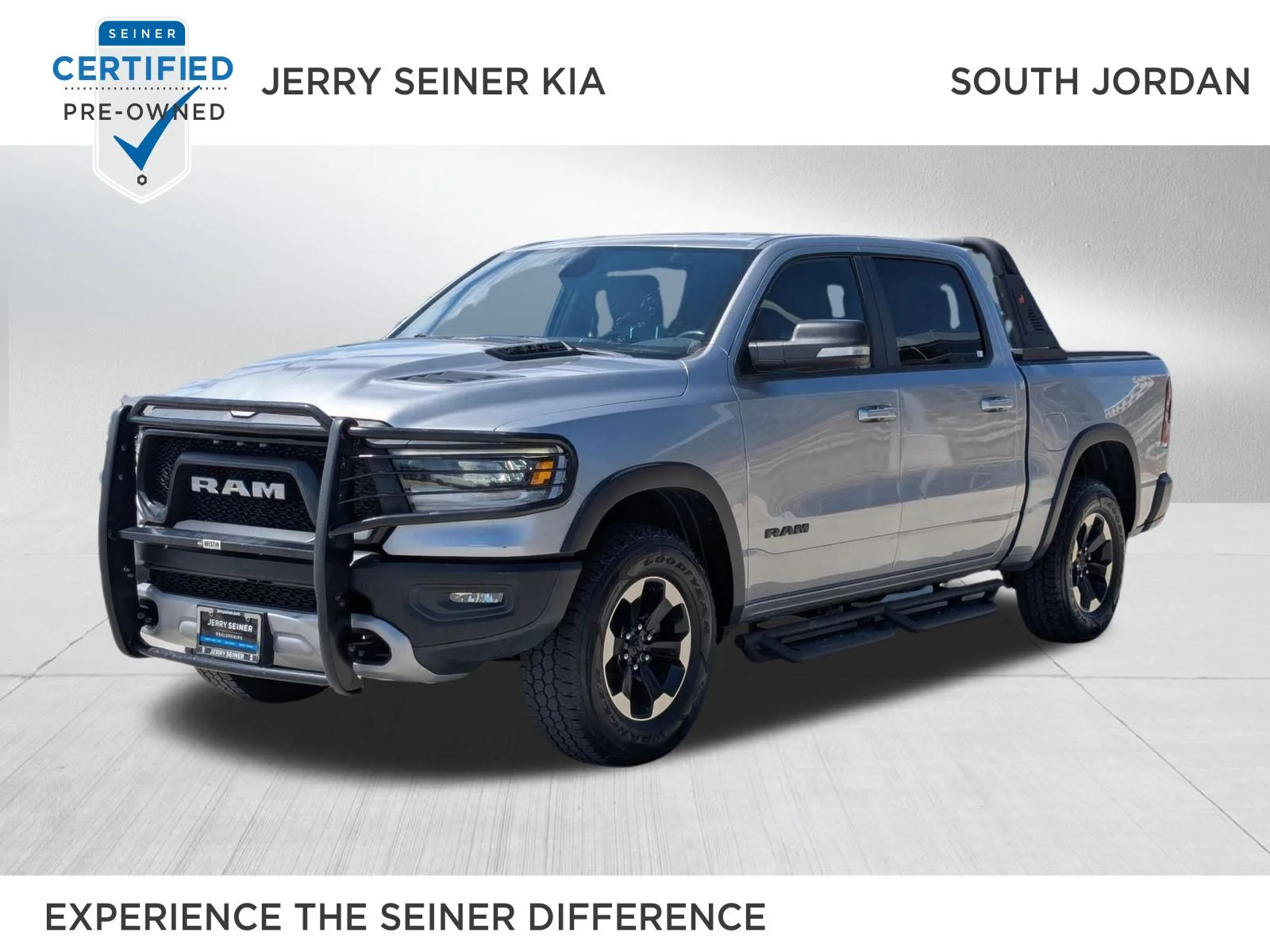 Used 2020 Billet Silver Metallic Clearcoat Ram Rebel image 1