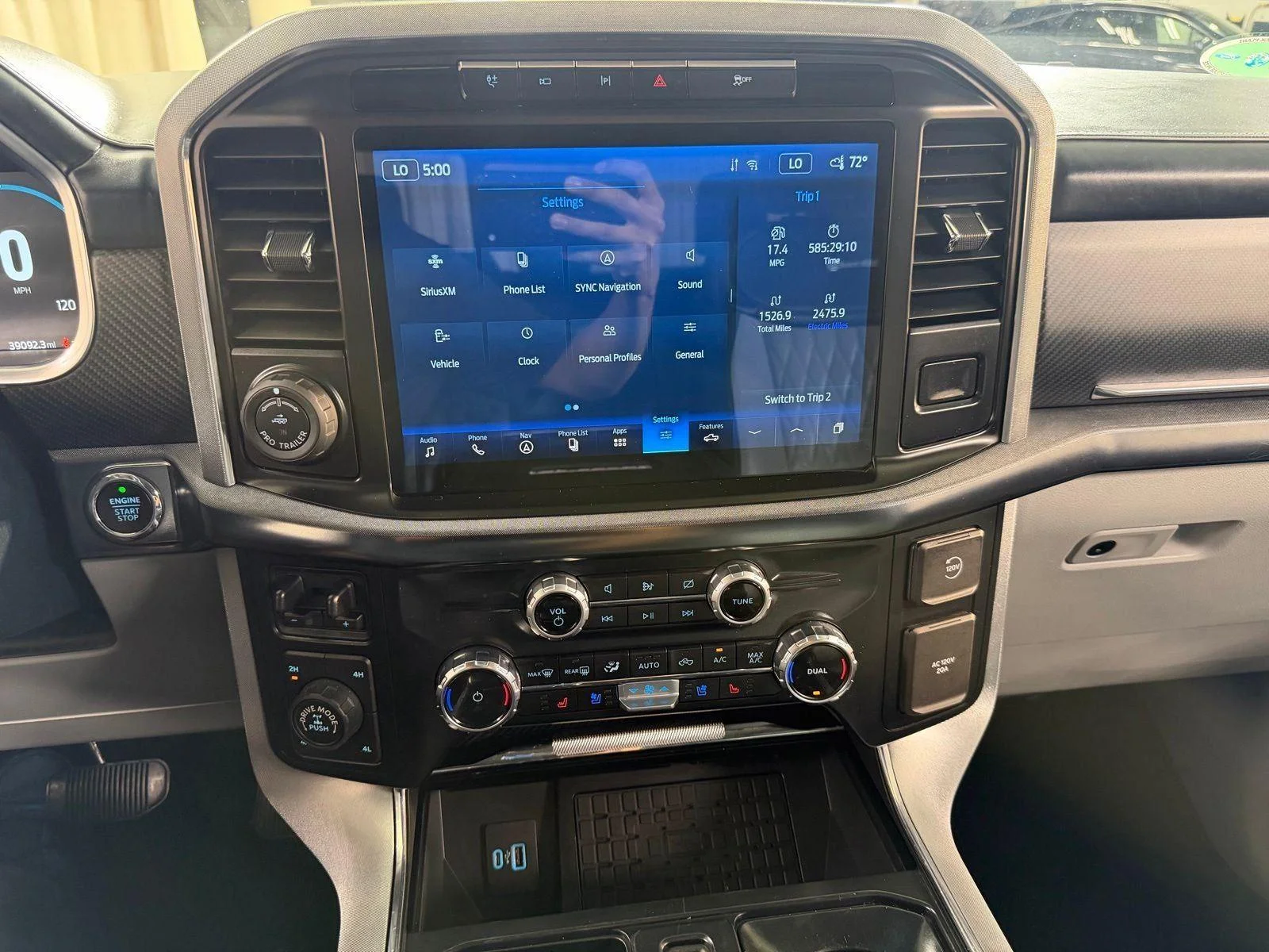 Used 2023 Agate Black Metallic Ford Limited image 5