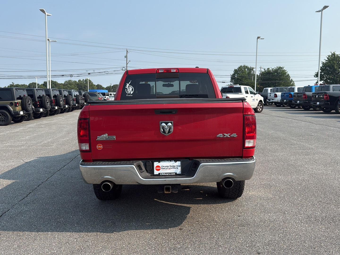 Used 2011 Flame Red Ram Big Horn image 4