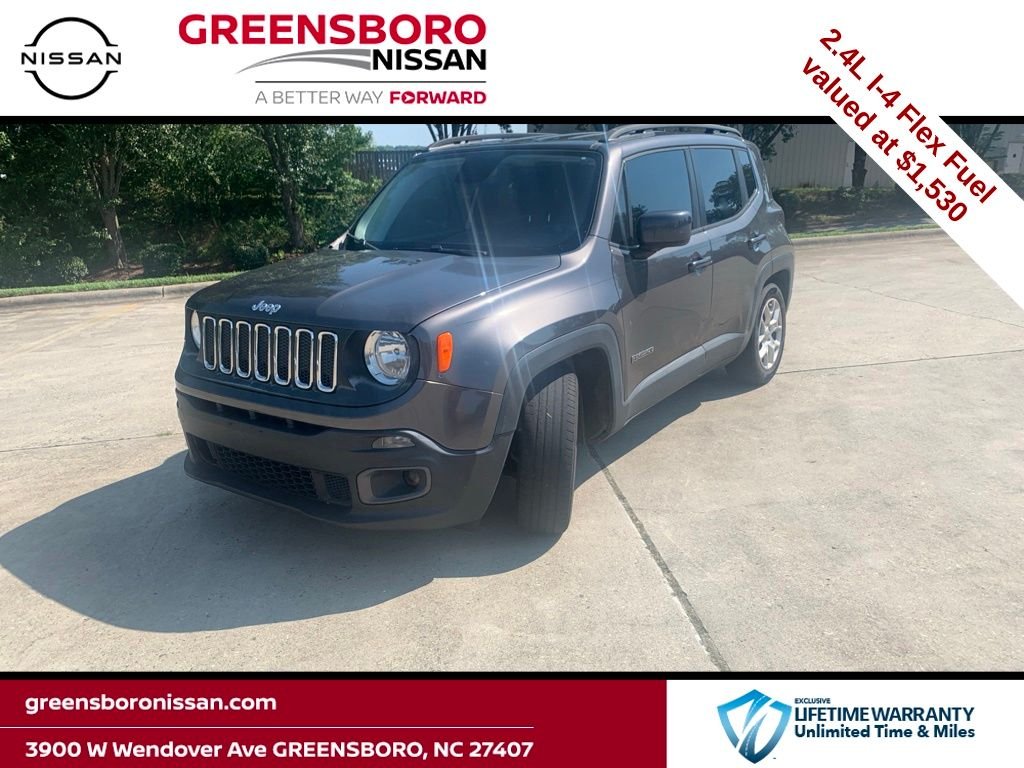Used 2017 Gray Jeep Latitude image 1