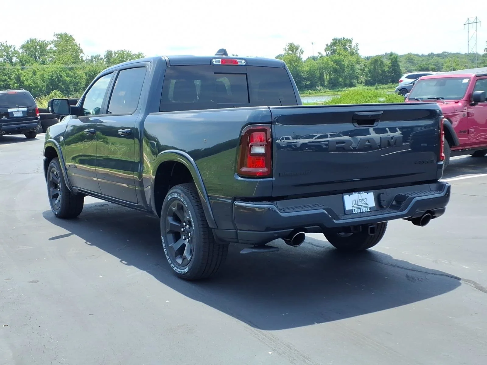 New 2026 Forged Blue Metallic Exterior Paint RAM Big Horn/Lone Star image 4
