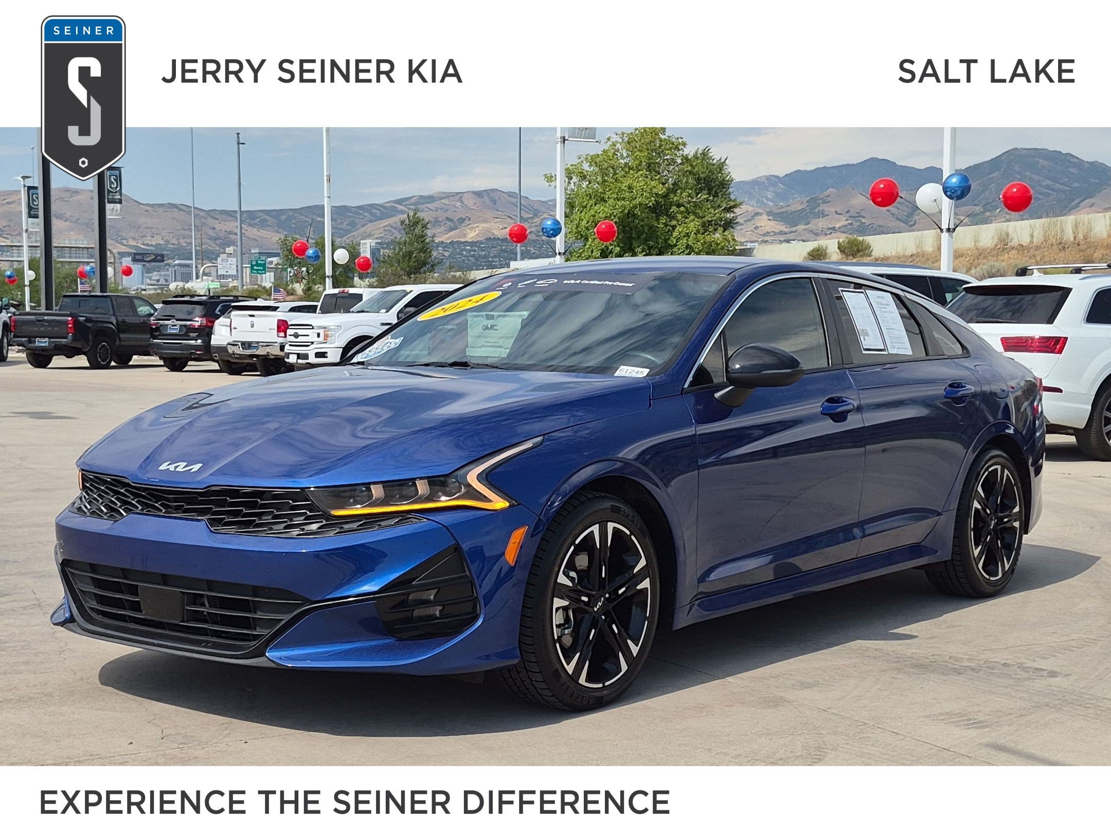 Used 2024 Sapphire Blue Kia GT-Line image 1