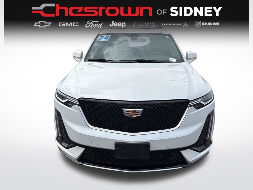 Used 2024 Crystal White Tri-Coat Cadillac Sport image 8