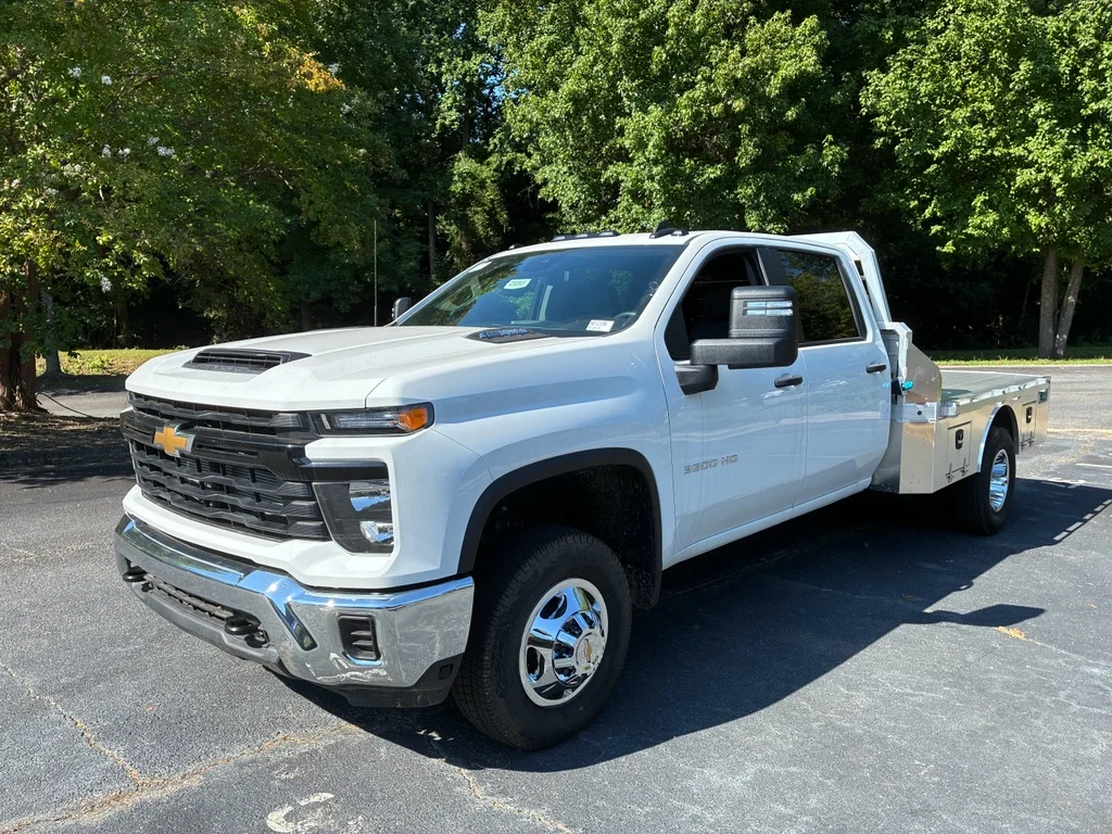 New 2025 Summit White Chevrolet Work Truck image 2