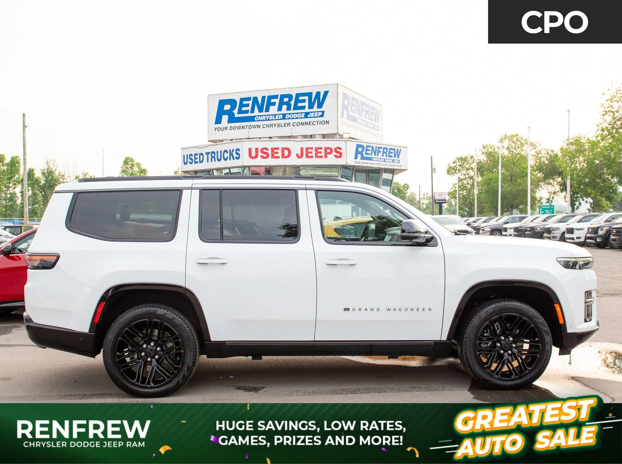 Certified Used 2026 White Jeep Limited Reserve* 4x4, Twin-Turbo, 420 HP, Apple CarPlay, HD Trailer Tow, Running Boards image 1