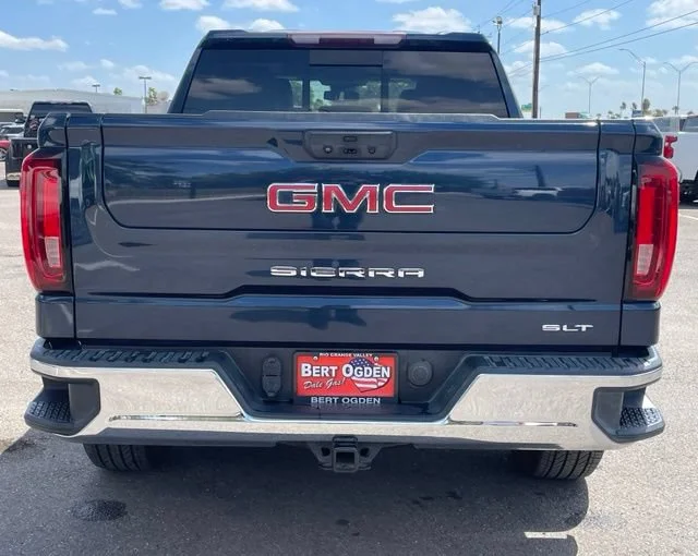 Used 2022 PACIFIC BLUE METALLIC GMC SLT image 6