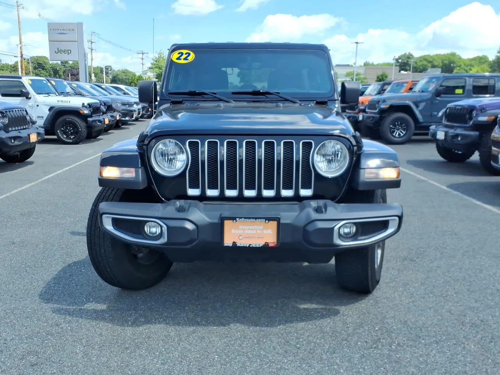 Certified Used 2022 Black Clearcoat Jeep Unlimited Sahara image 3