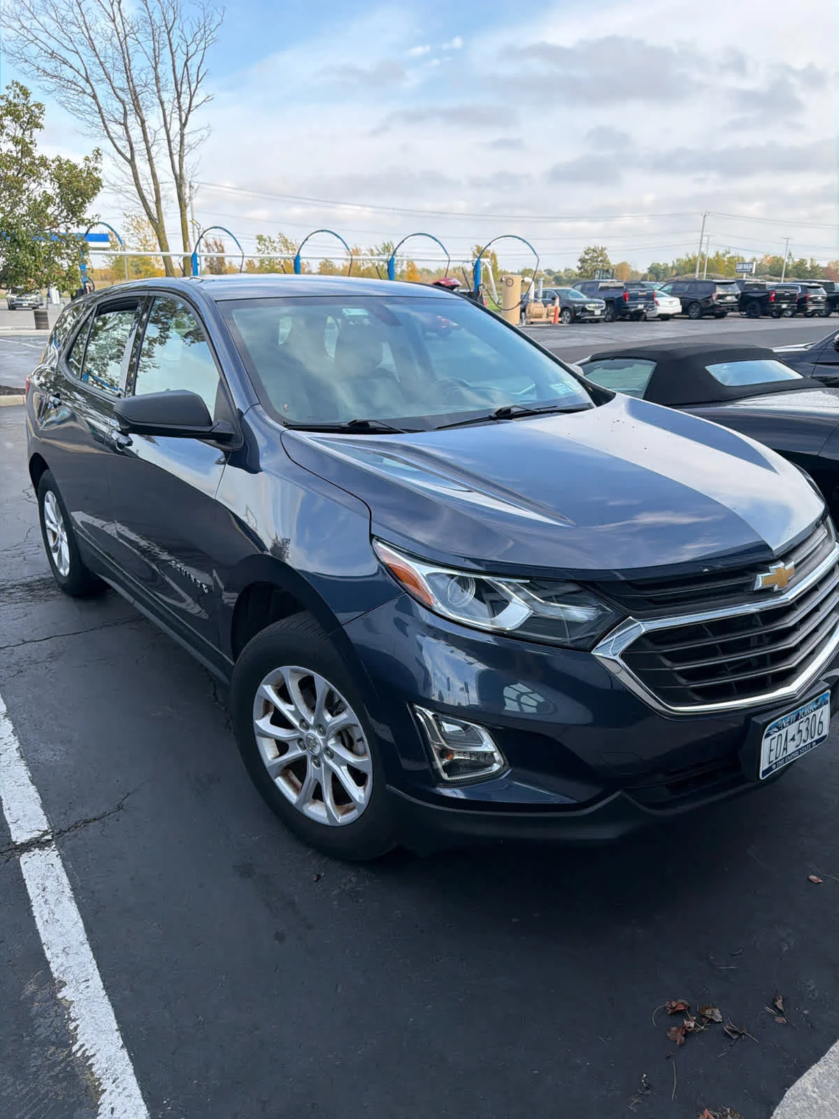 Used 2018 STORM BLUE METALLIC Chevrolet LS image 2