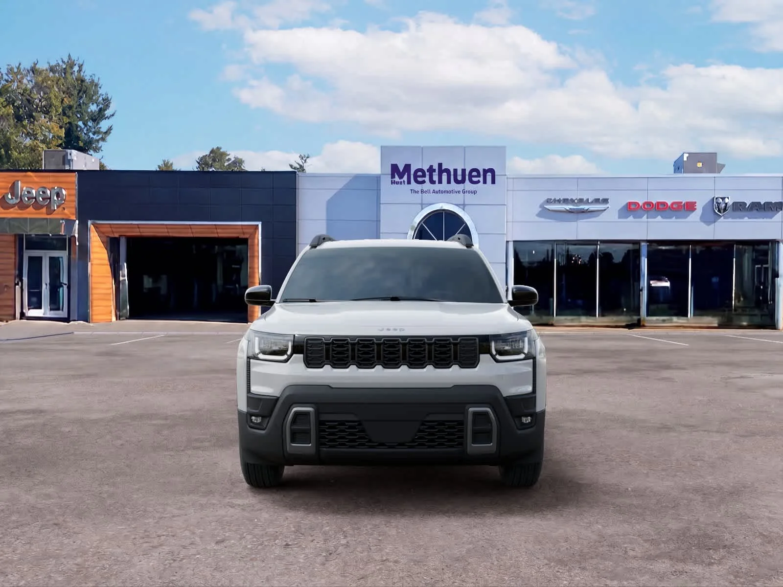 New 2026 Bright White Clear-Coat Exterior Paint Jeep Laredo image 6