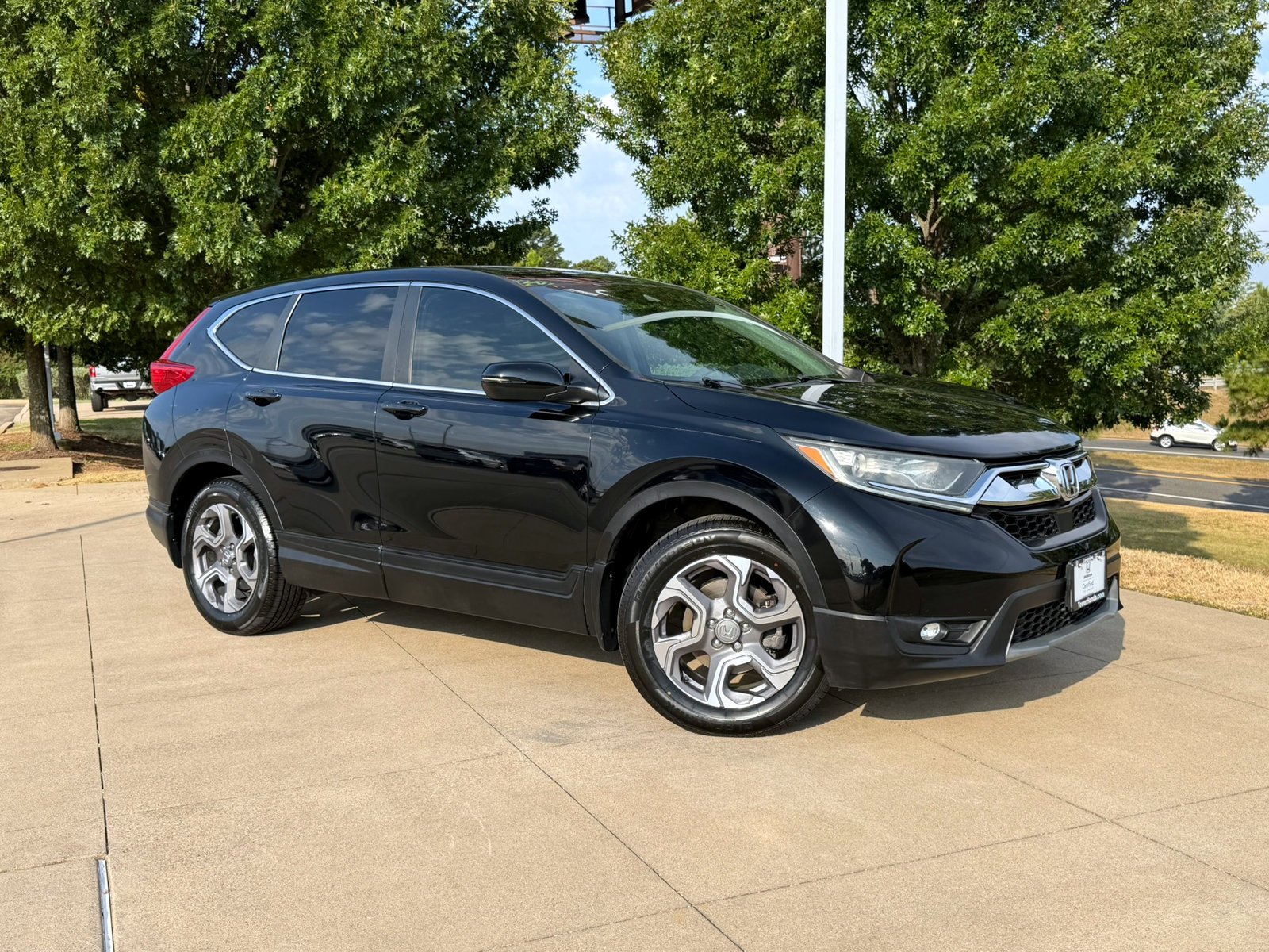 Certified Used 2017 Crystal Black Pearl Honda EX image 1