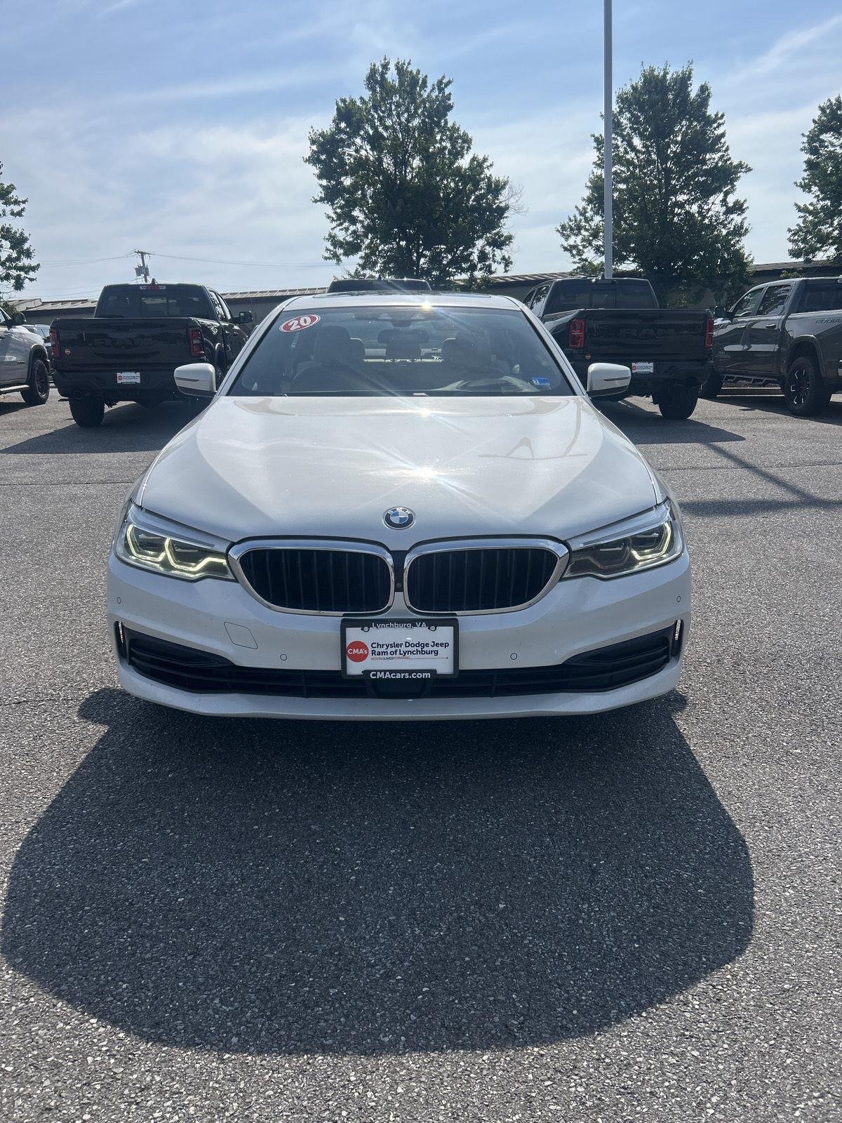 Used 2020 BMW 5 Series 530i with VIN WBAJR7C00LWW78244 for sale in Lynchburg, VA