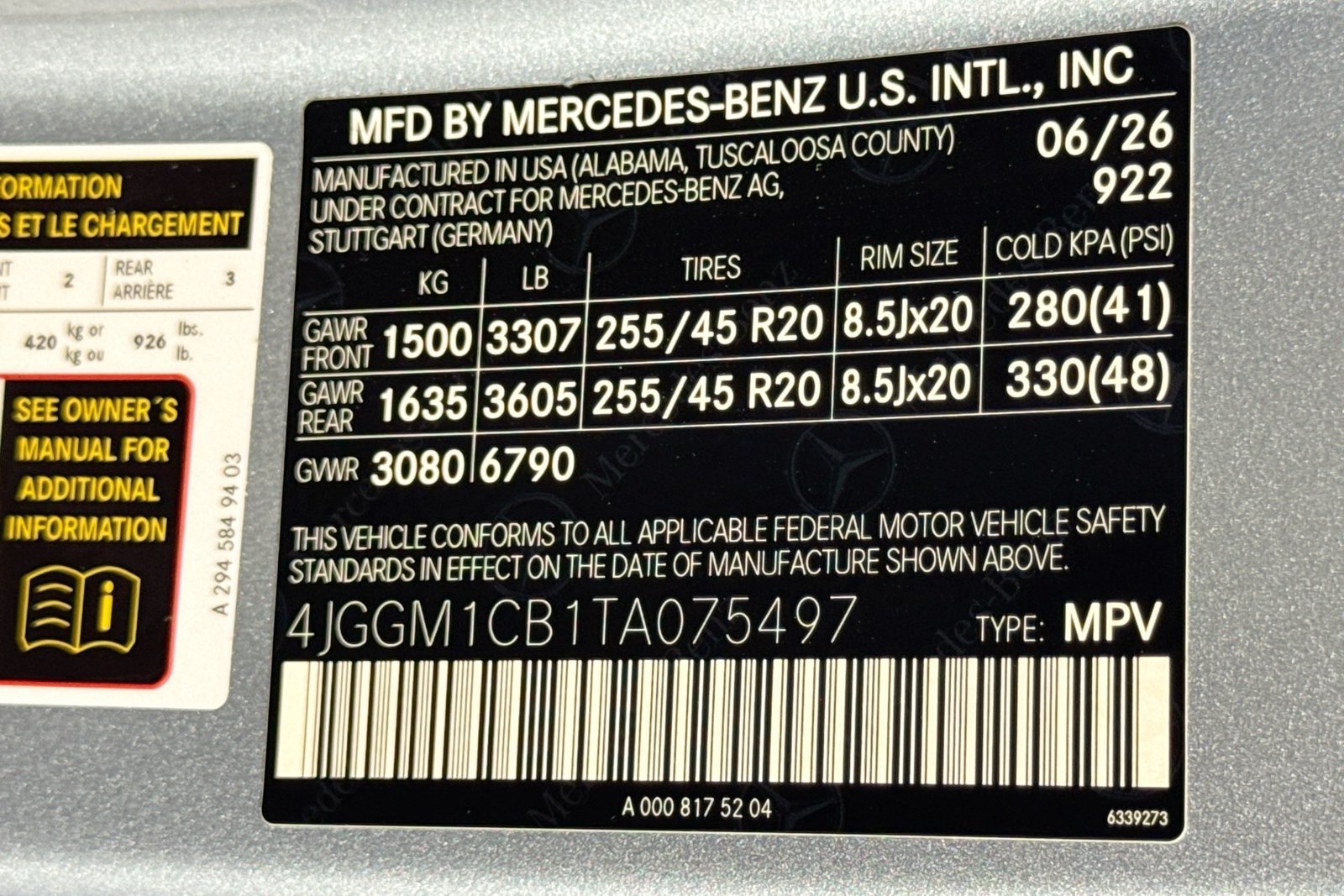 New 2026 Cirrus Silver Metallic Mercedes-Benz EQE 320 image 29