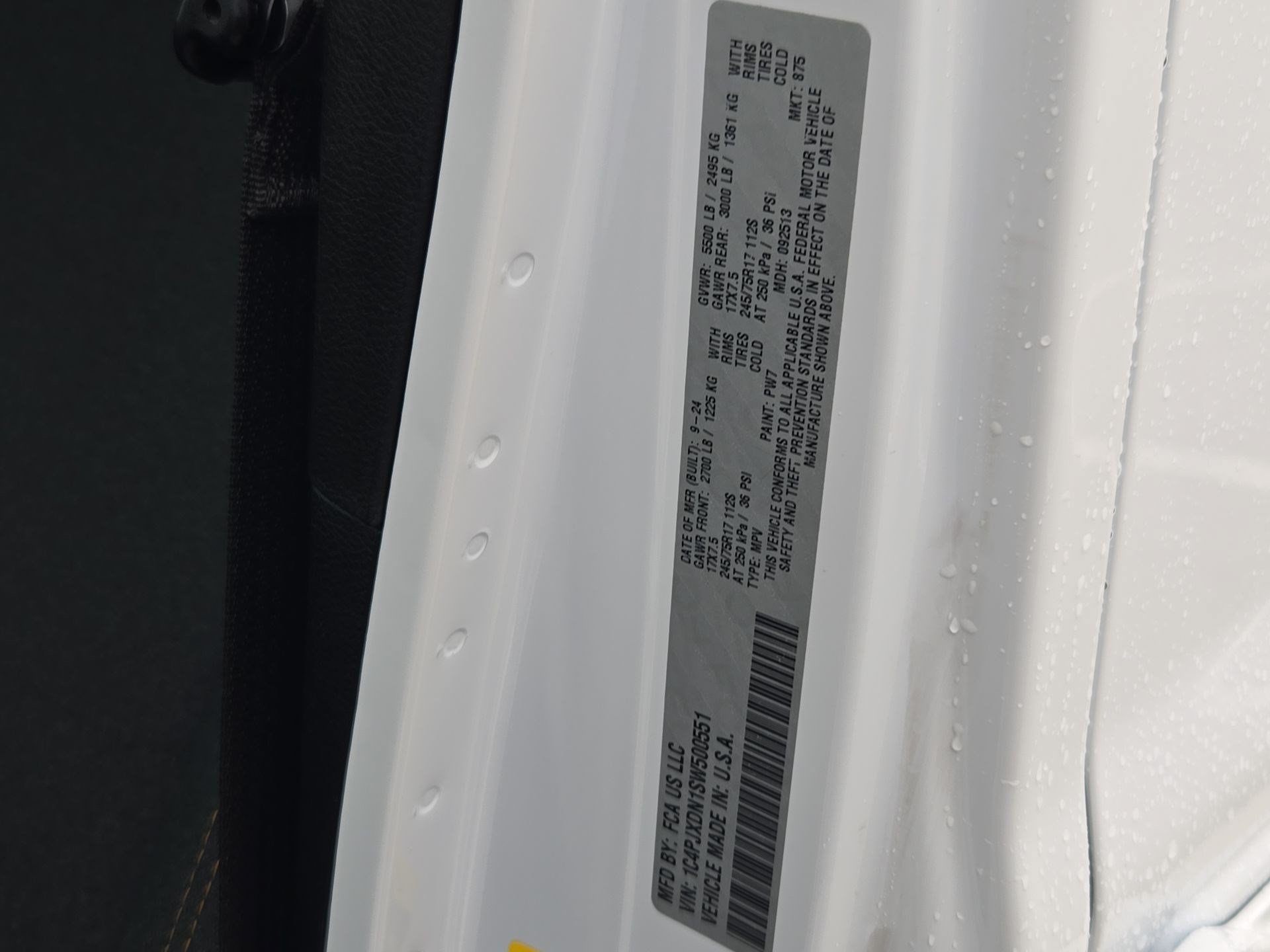 Used 2025 Bright White Clearcoat Jeep Sport S image 33