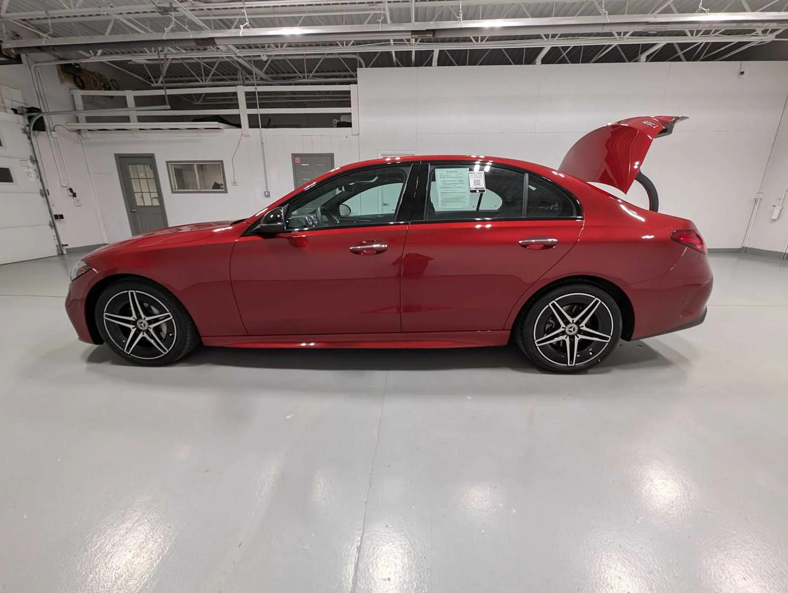 Certified Used 2023 MANUFAKTUR Cardinal Red Metallic Mercedes-Benz C 300 image 12