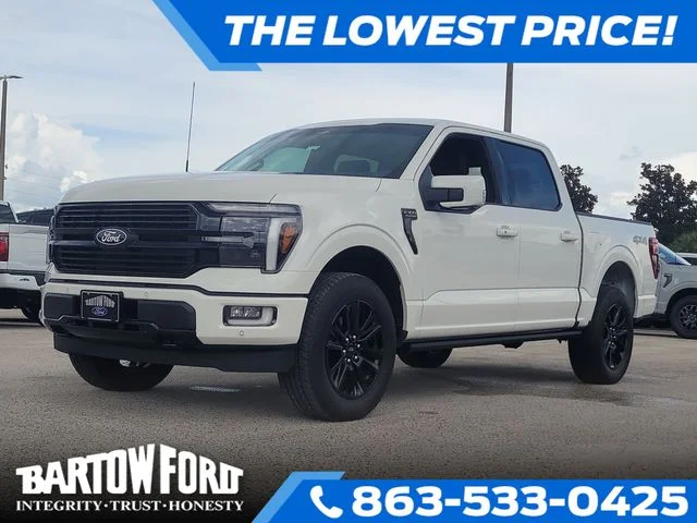 New 2026 White Metallic Ford Platinum image 1