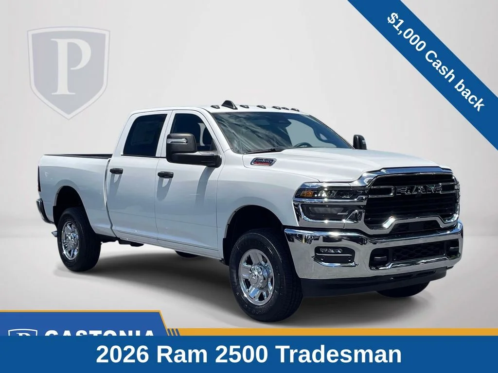 New 2026 Bright White Clear-Coat Exterior Paint RAM Tradesman image 1