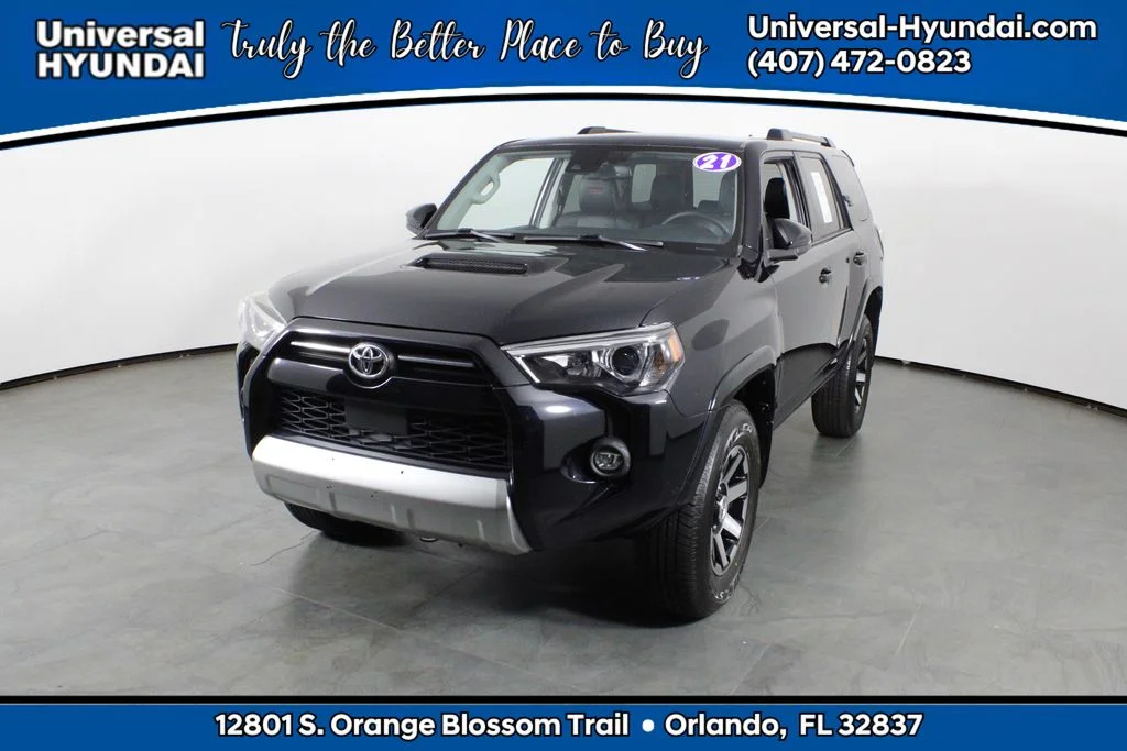 Used 2021 Black Toyota TRD Off-Road Premium image 1