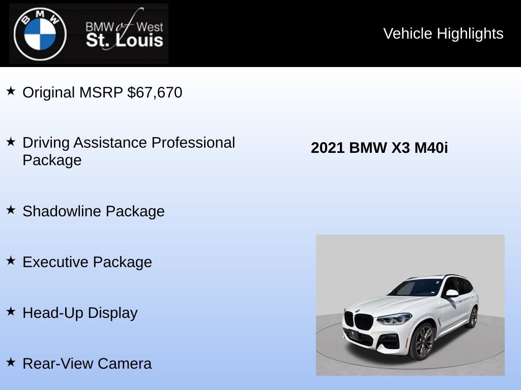 Used 2021 White BMW M40i image 8