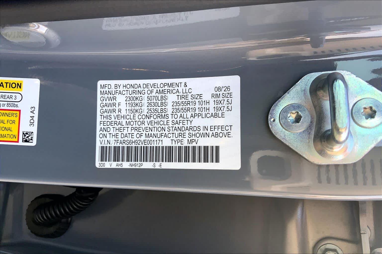 New 2027 Urban Gray Pearl Honda Sport Touring Hybrid AWD image 21