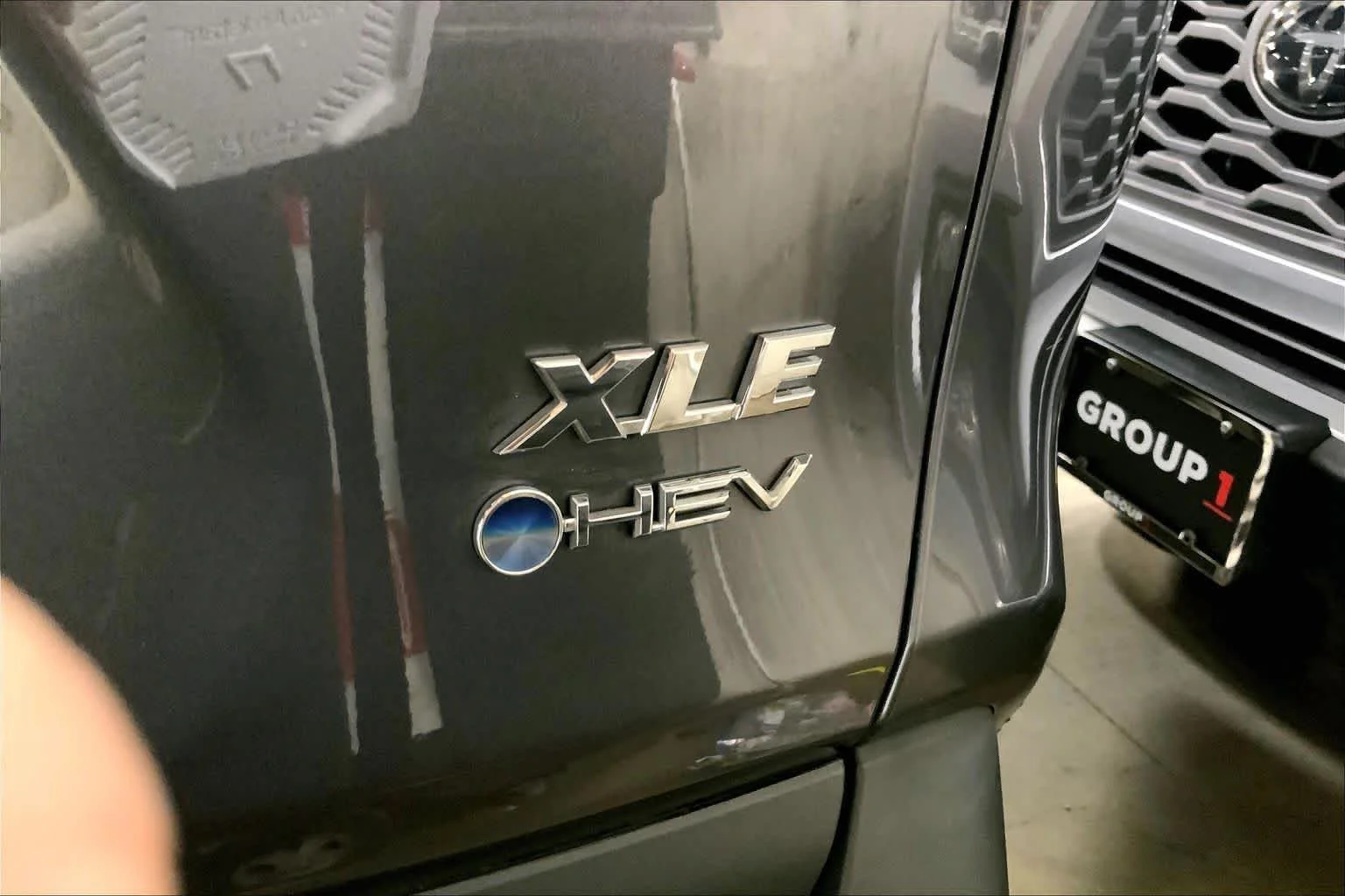 Used 2025 Magnetic Gray Metallic Toyota Hybrid XLE image 10
