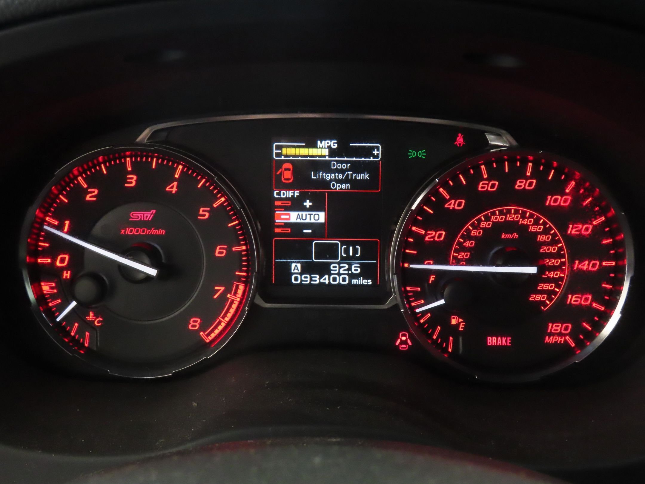 Used 2015 Red Subaru WRX STi image 12