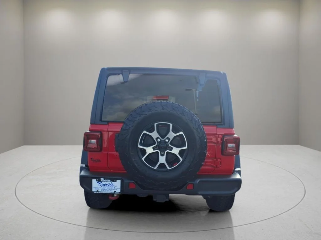 Used 2021 Red Jeep Unlimited Rubicon image 3