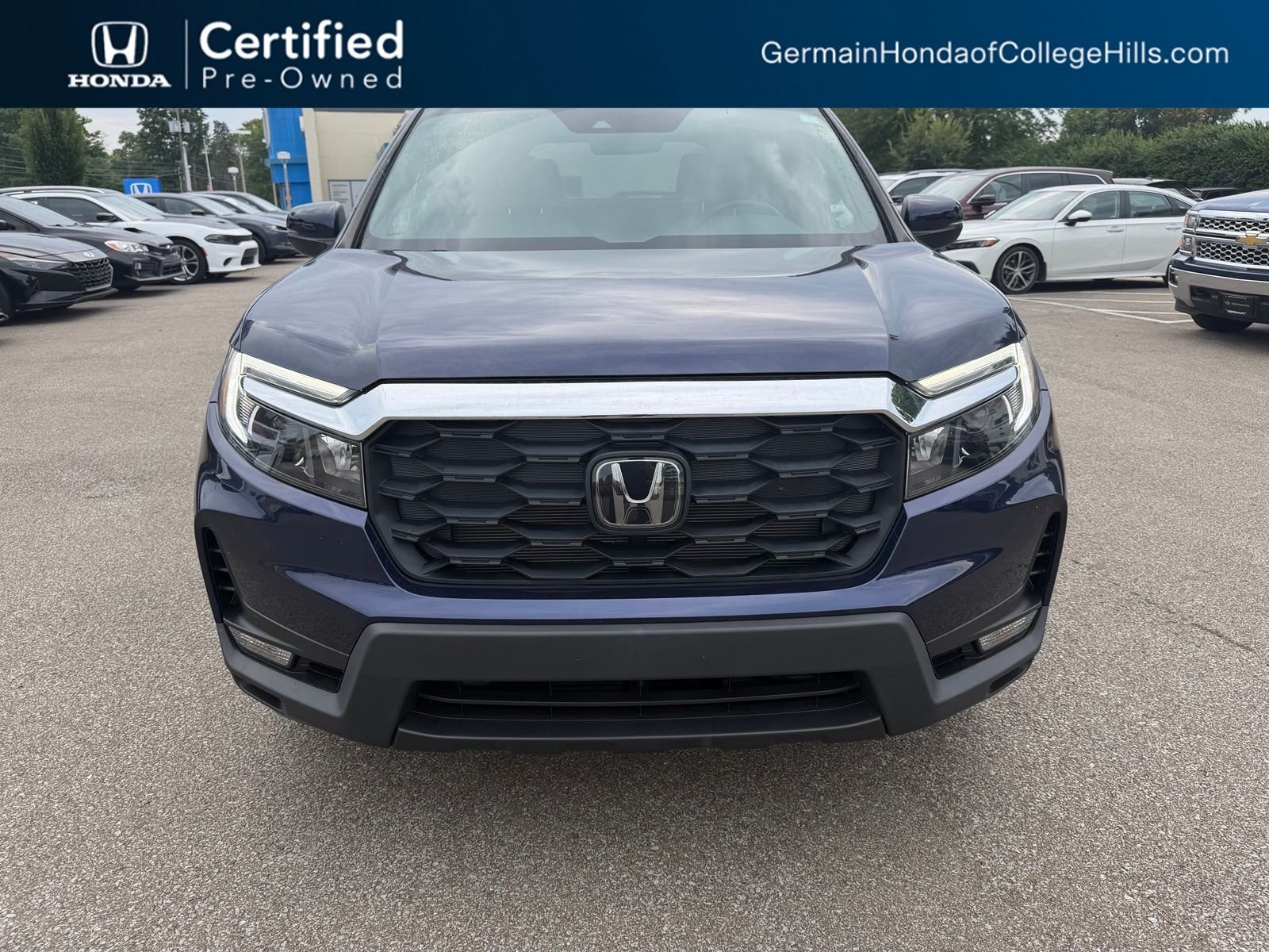 Certified Used 2023 Obsidian Blue Pearl Honda EX-L image 2