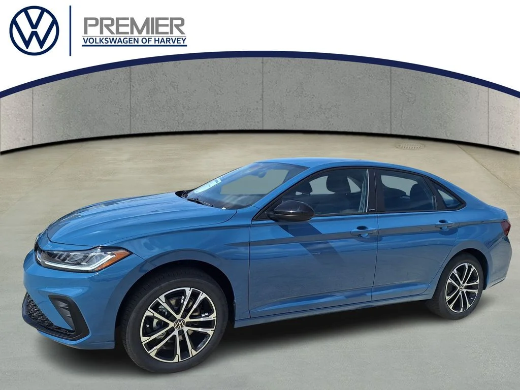 New 2026 Blue Volkswagen 1.5T Sport image 1
