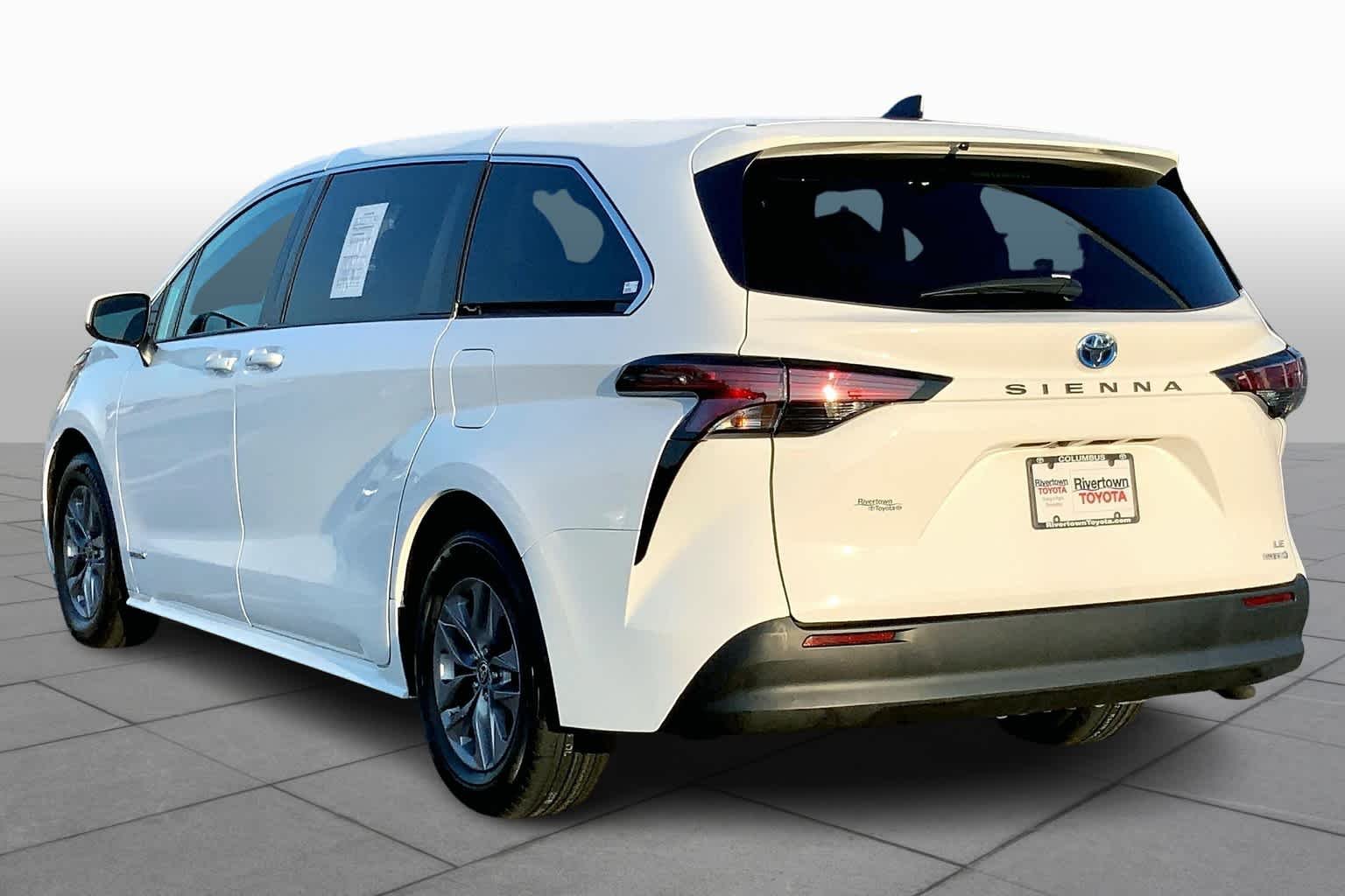 Used 2021 Super White Toyota LE image 12