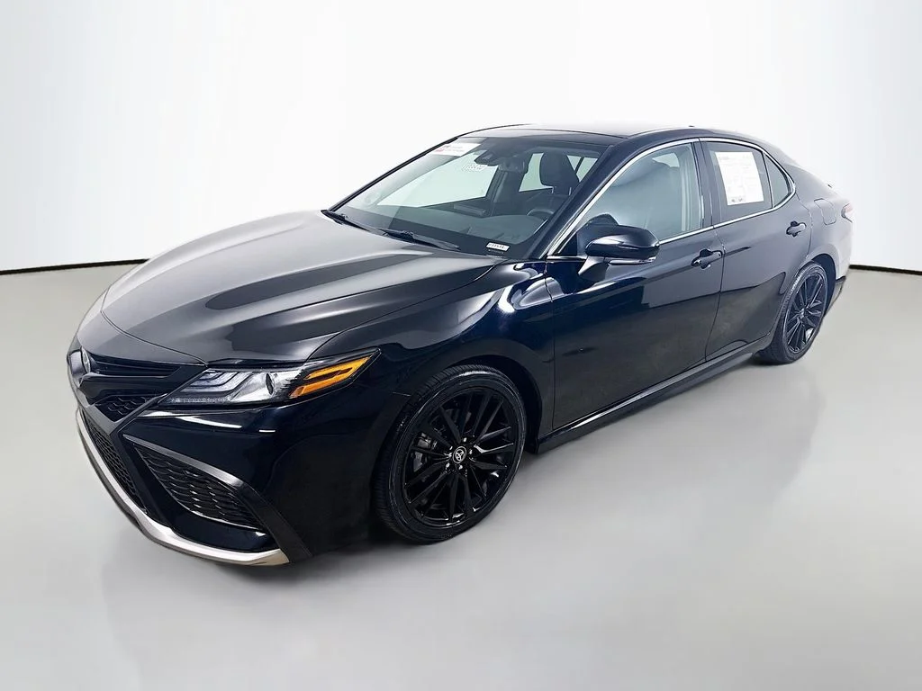 Used 2024 Midnight Black Metallic Toyota XSE V6 image 3