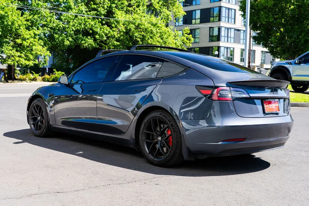 Used 2021 Gray Tesla Performance image 4