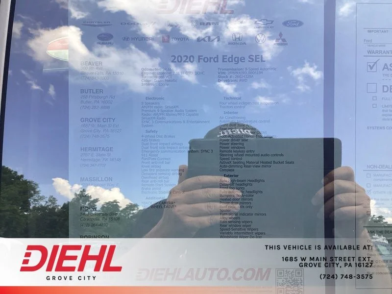 Used 2020 Green Ford SEL image 16