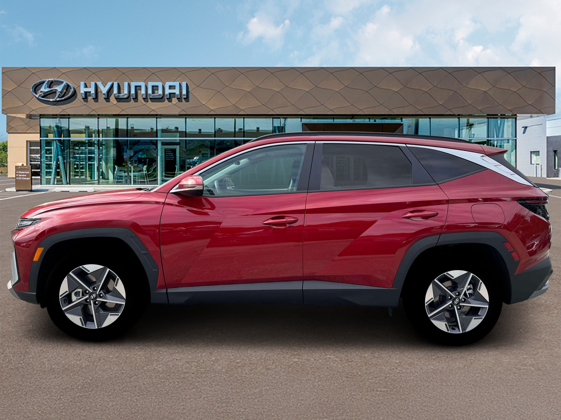New 2026 Red Hyundai SEL Premium AWD image 3