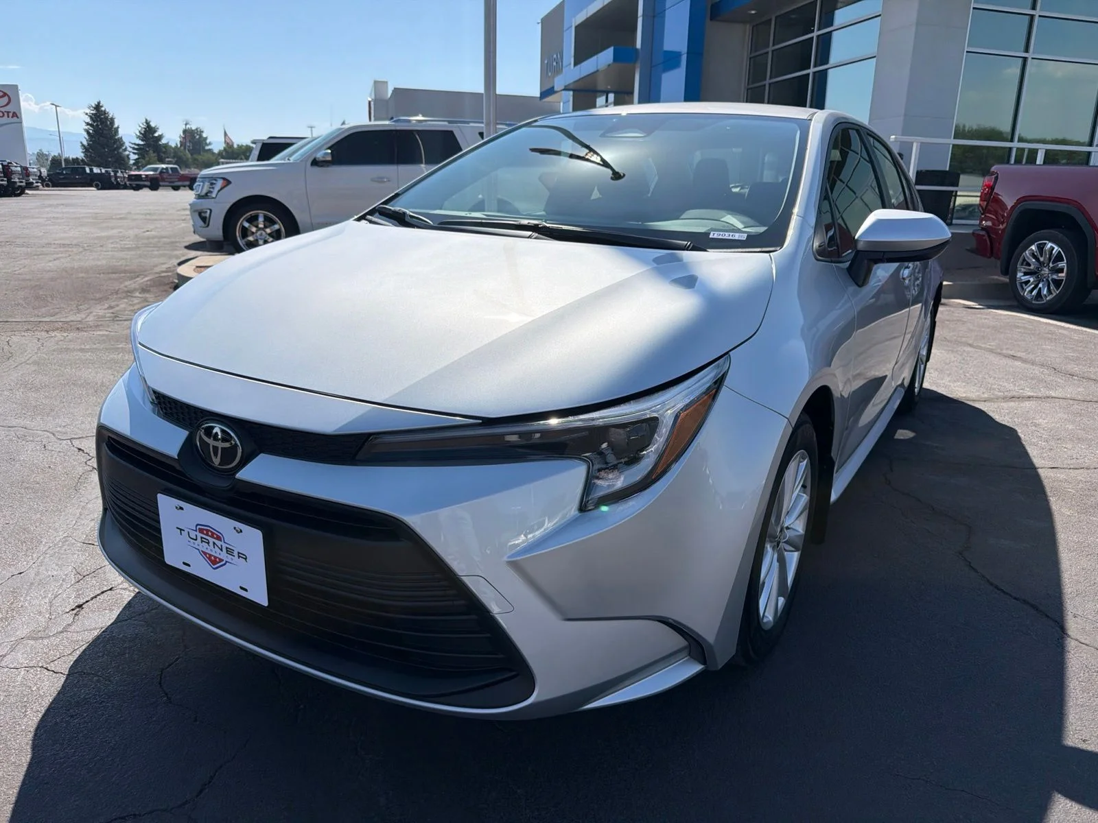 New 2026 Classic Silver Metallic Toyota Hybrid LE image 3