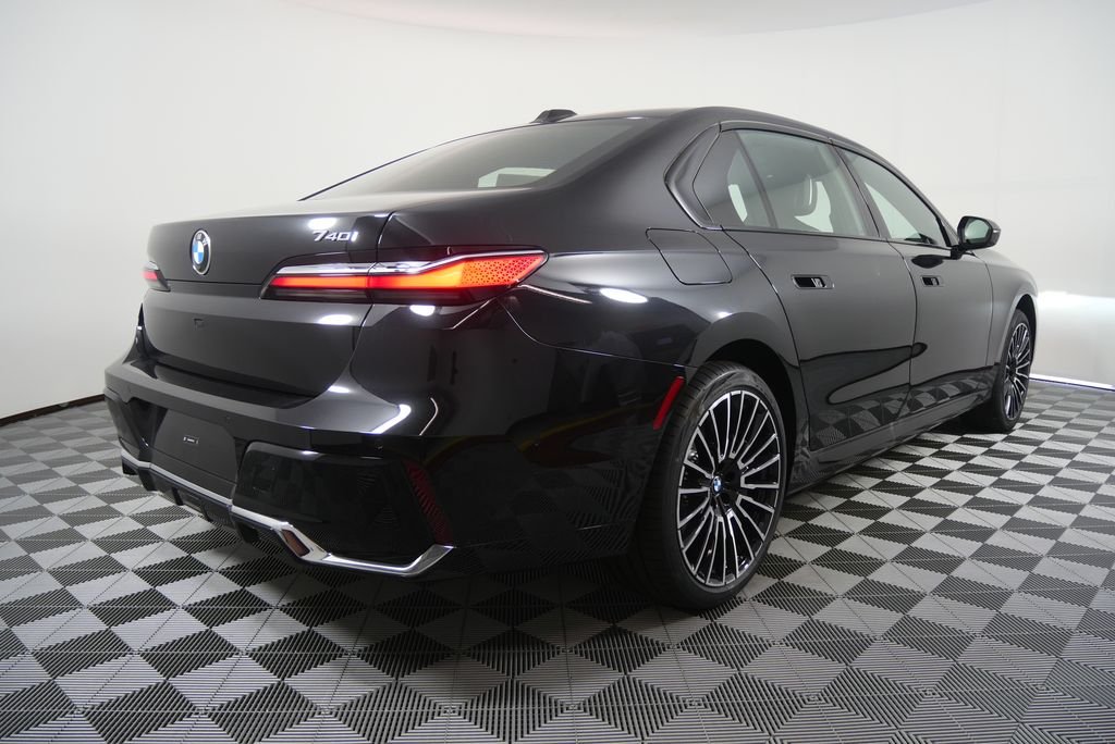 New 2026 Black Sapphire Metallic BMW 740i image 3