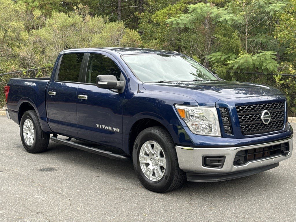 Used 2019 Deep Blue Pearl Metallic Nissan SV image 1