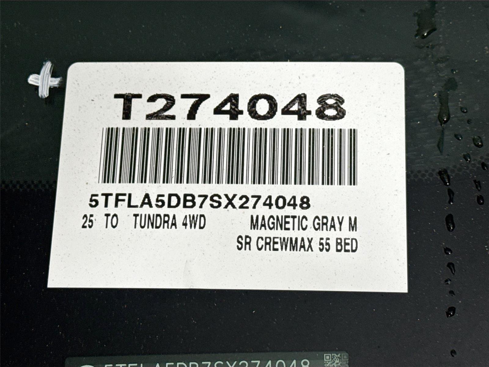 Used 2025 Magnetic Gray Metallic Toyota SR5 image 44