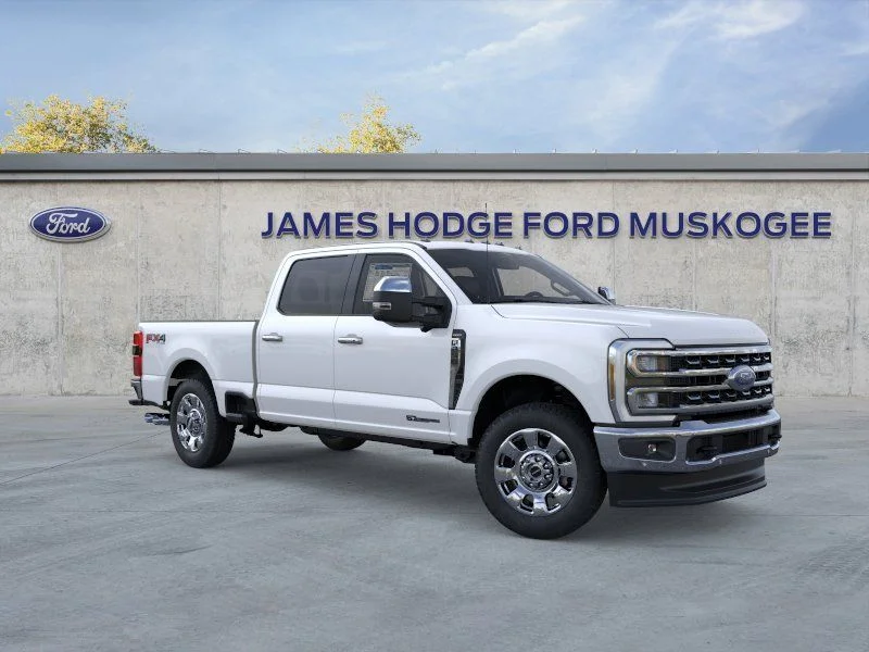New 2026 Star White Metallic Tri-Coat Ford Lariat image 7