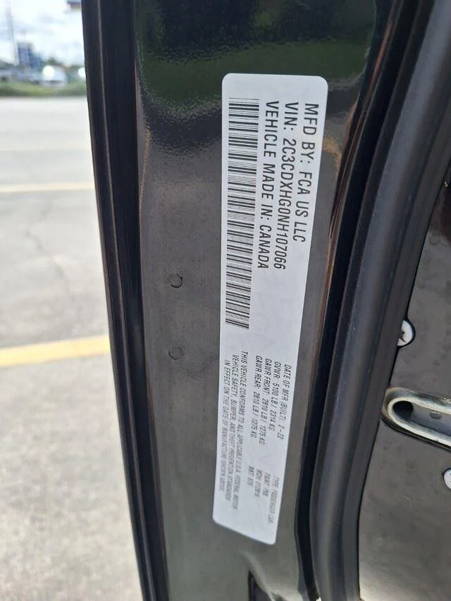 Used 2022 Pitch Black Clearcoat Dodge GT image 33